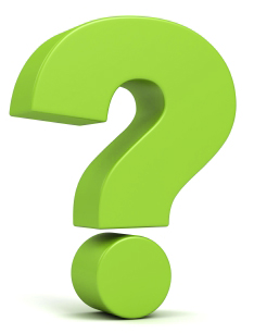 Question mark clipart green