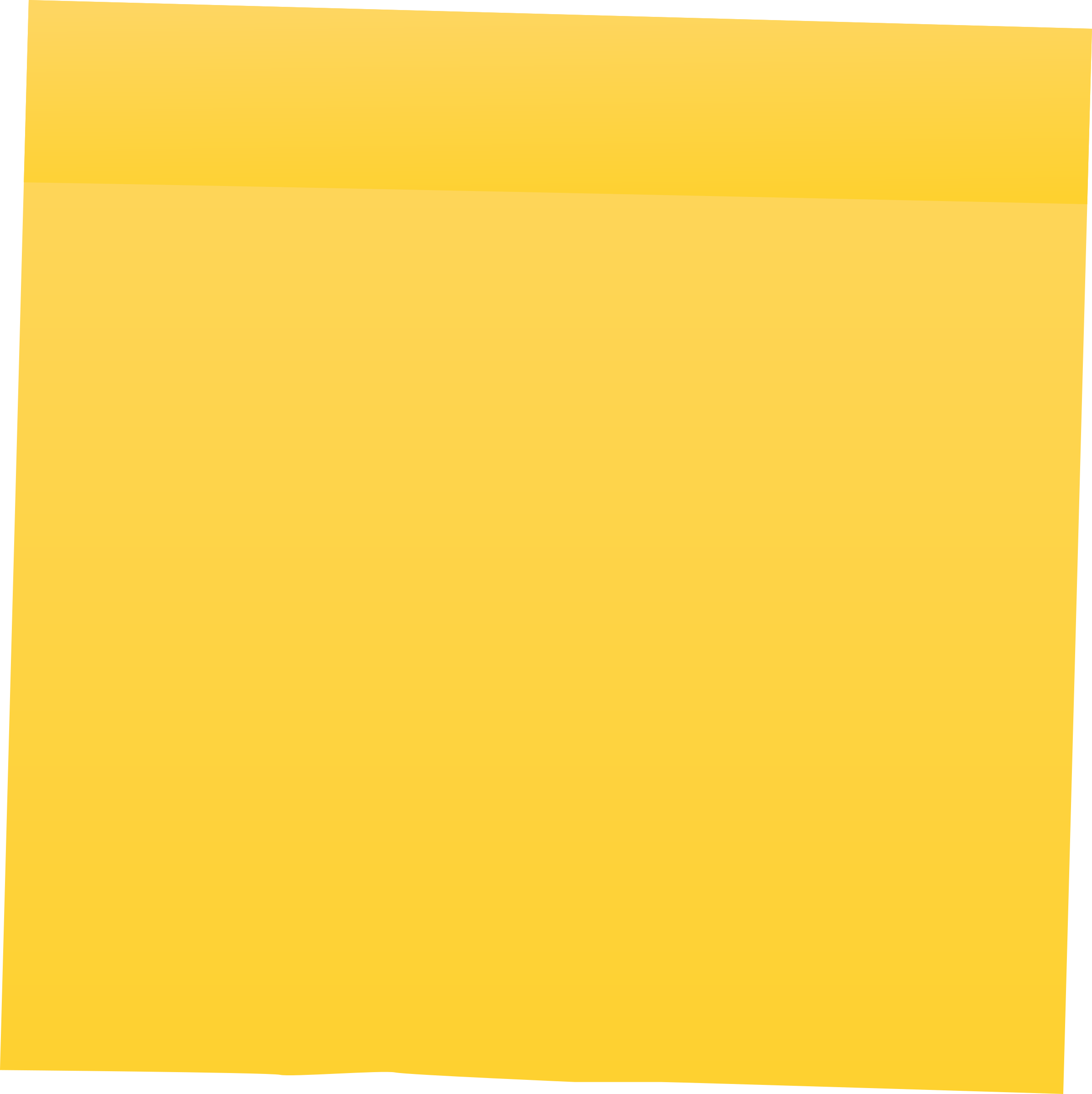 Clipart - Yellow Post It Note