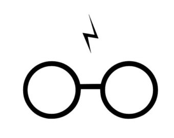 Harry potter lightning bolt clipart
