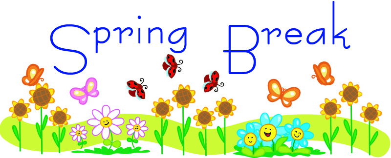 Happy spring break clipart