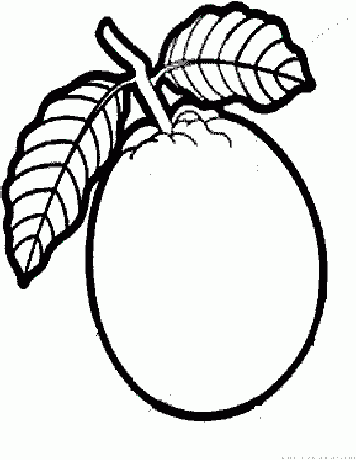Guava Coloring Pages