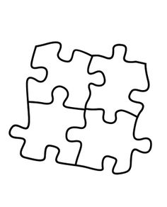Autism Awareness Puzzle Piece Coloring Page - ClipArt Best