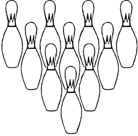Ten Pins coloring page | Free Printable Coloring Pages