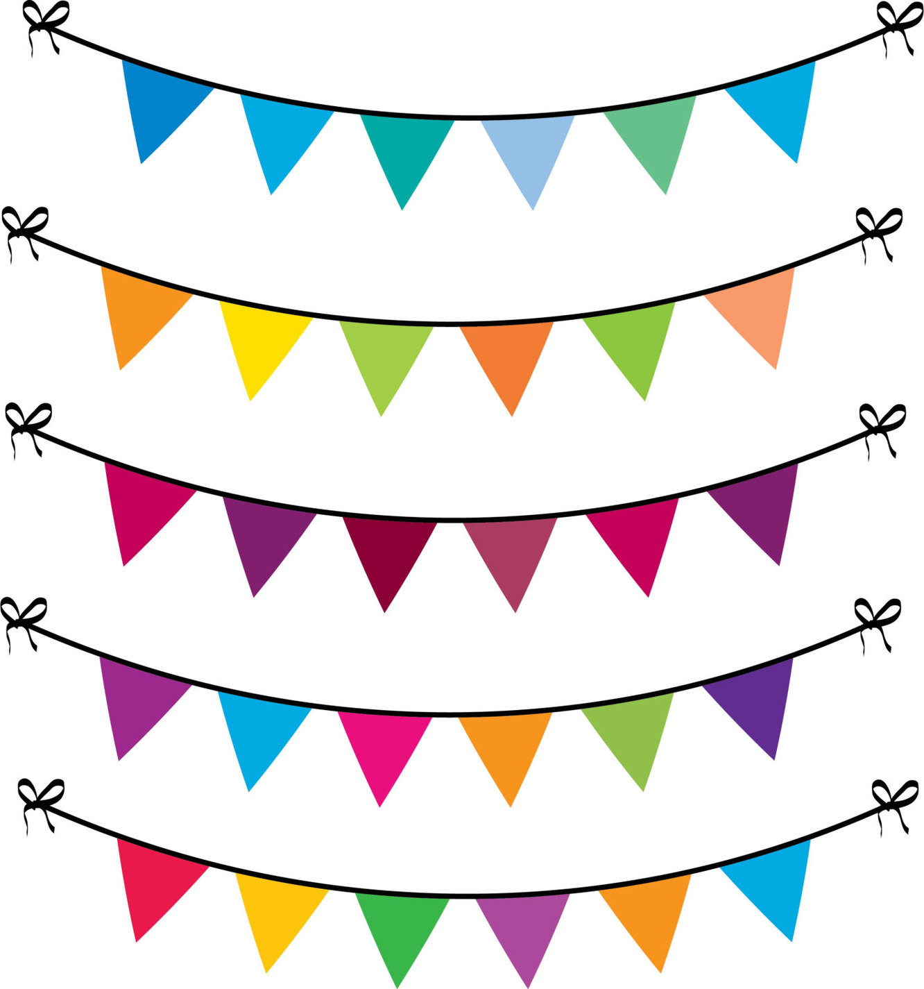 Bunting Clip Art - Tumundografico