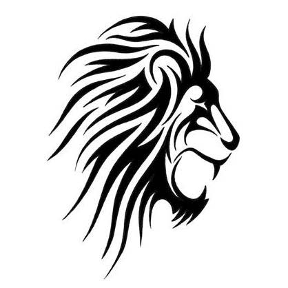 Aztec, Lion and Head tattoos