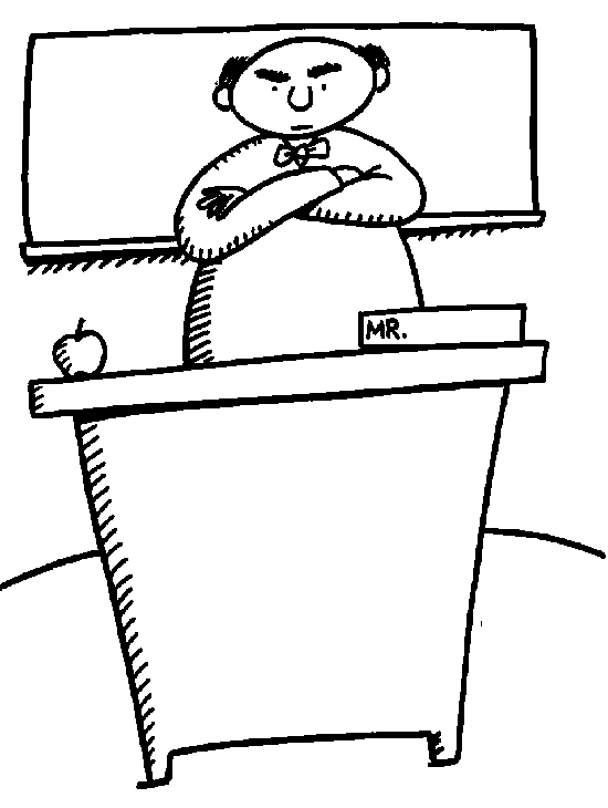 mean teacher - Clip Art Gallery