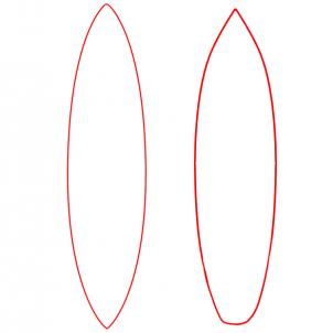 How to Draw a Surfboard, Draw Surfboards, Step by Step, Sports ...