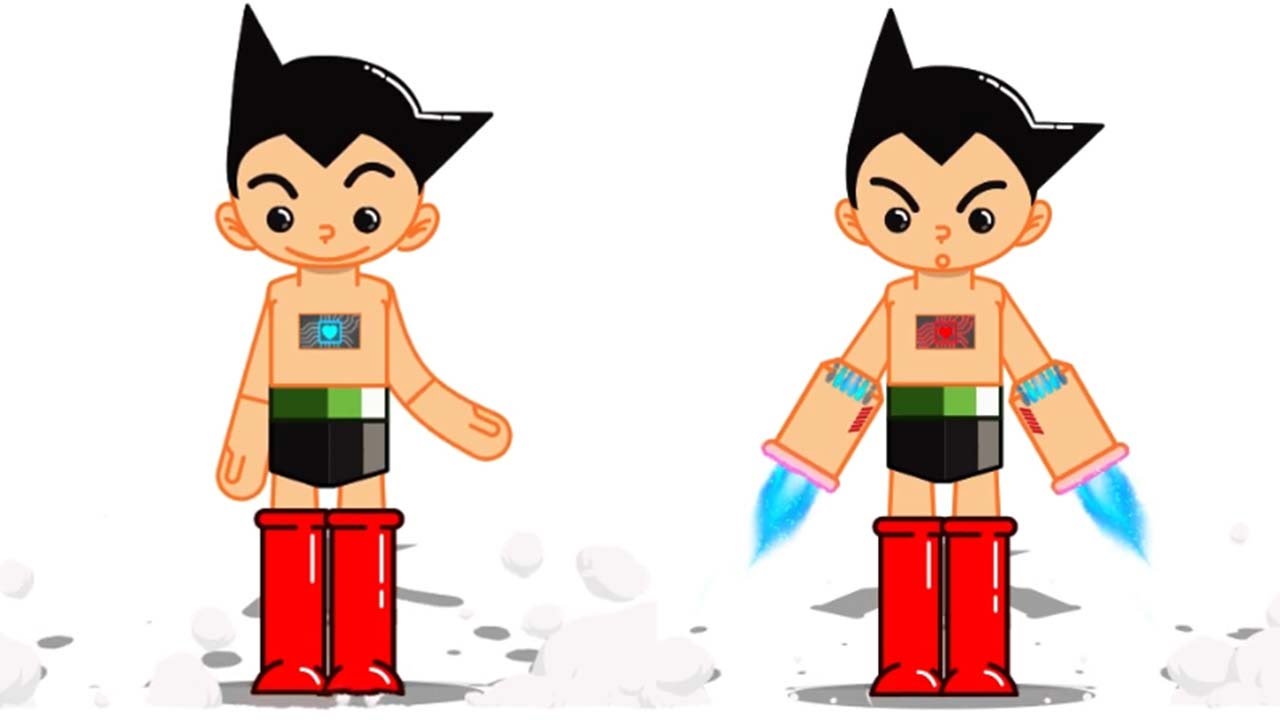 Astro Boy Says hi - Animation - YouTube