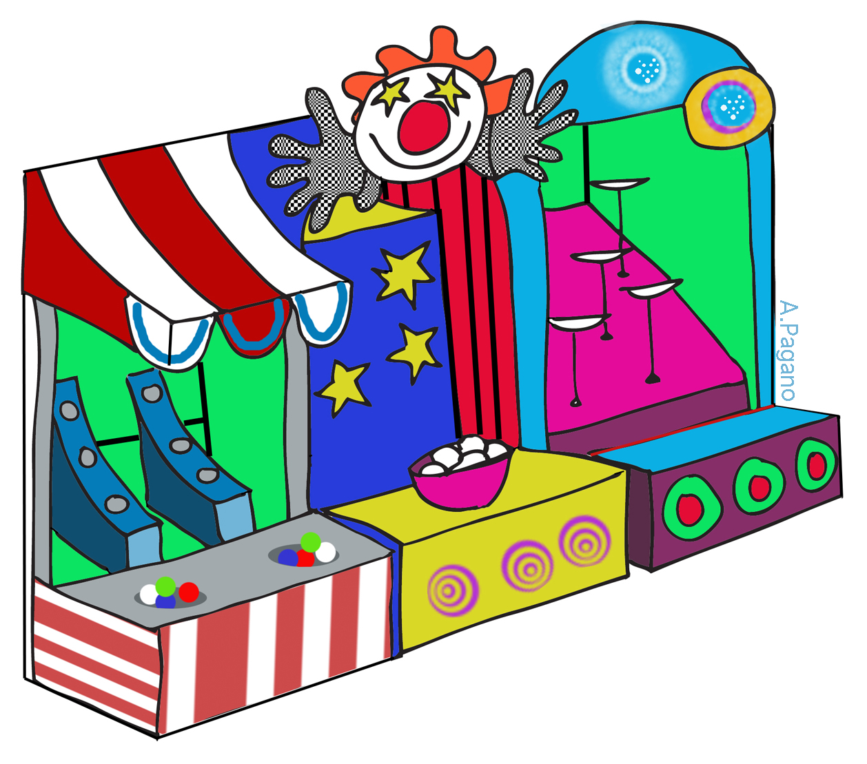 Carnival Games Clip Art - Tumundografico