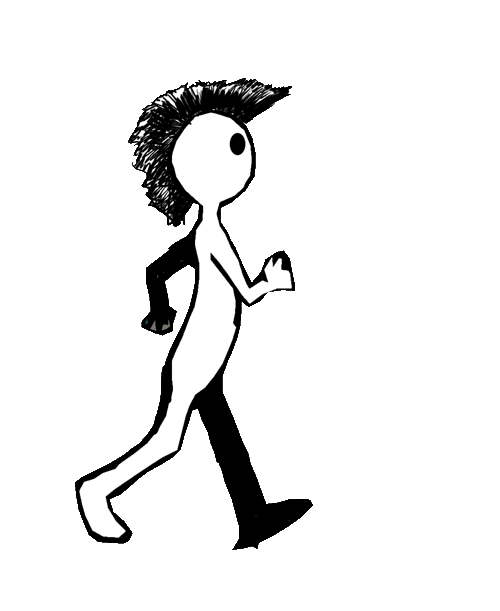 Funny Animated Gif: Walking Animated Cartoon Gifs