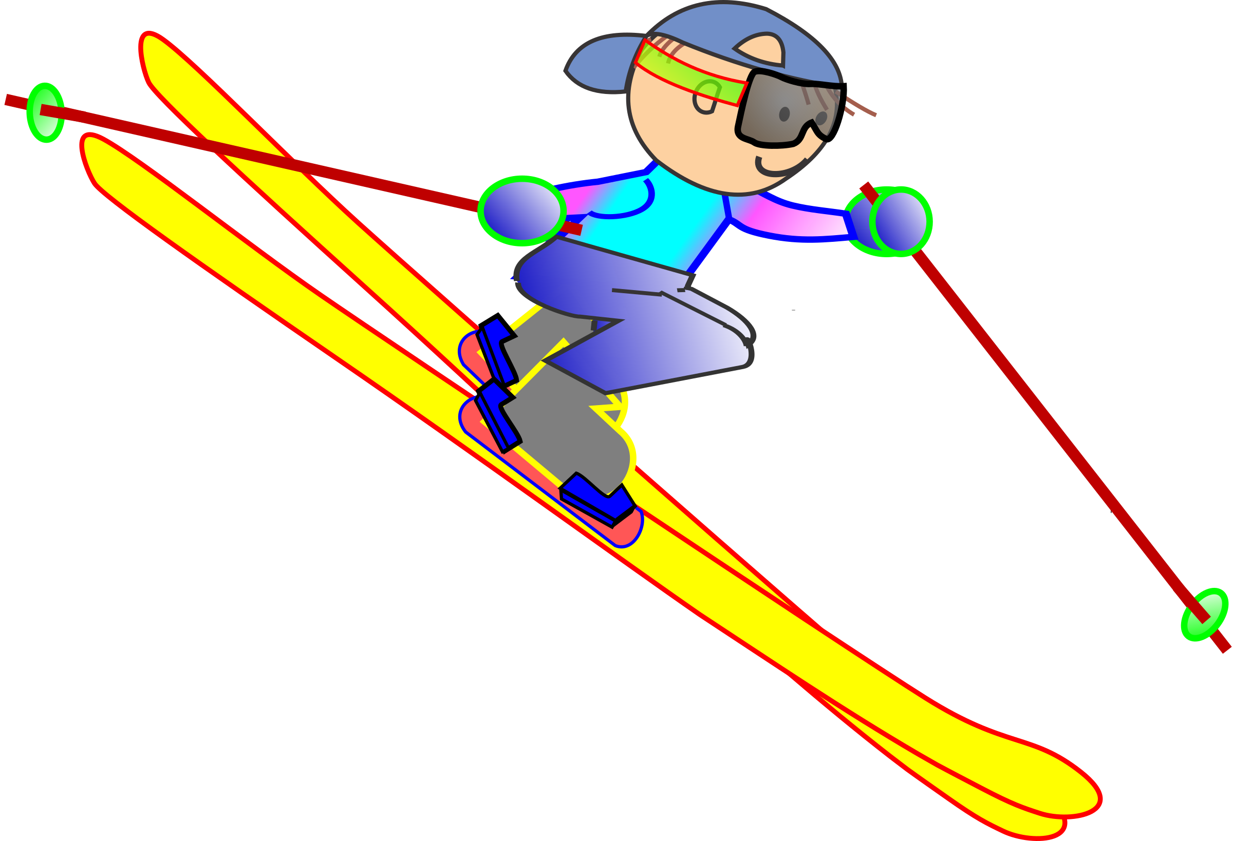 skier clipart | Hostted