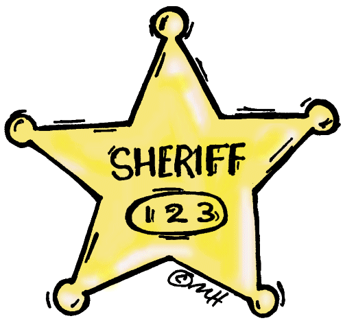 Sheriff Badge Clipart