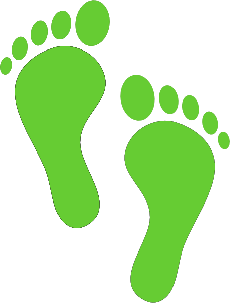 Baby footprints gif clipart