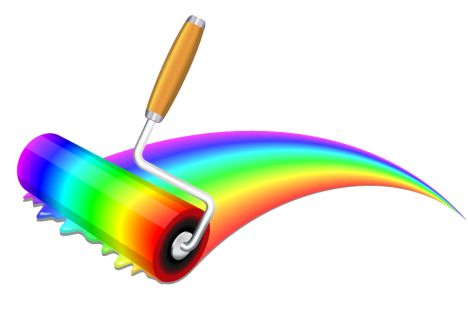 Paint And Brushes Colouring Pages Page 2 Clipart - Free to use ...