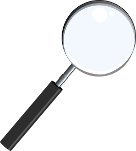 Magnifying Glass clip art - vector clip art online, royalty free ...