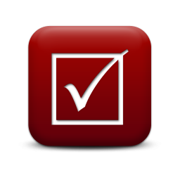 Simple Red Square Icons Symbols Shapes