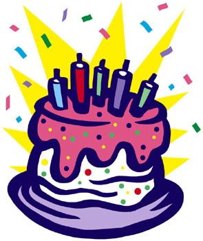 Image - Birthday-cake-clipart-with-streamers.jpg - Pirates of the ...