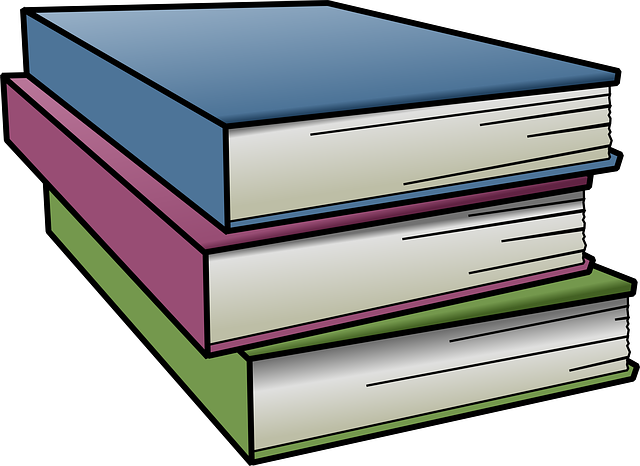 Free Stack of Books Clip Art