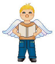 Angel Clip Art - Angel Boys Singing - African American Boy Angel