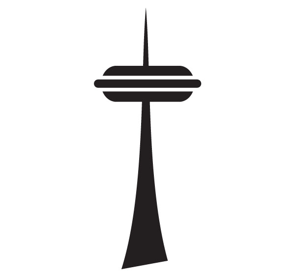 Space Needle Landmark Clip Art