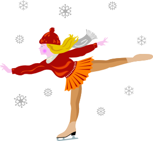 Ice Skating Clip Art - vector clip art online ...