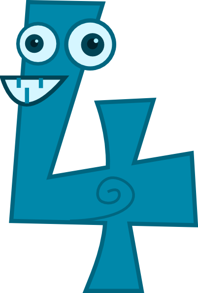 Number Four Clipart - Free Clipart Images