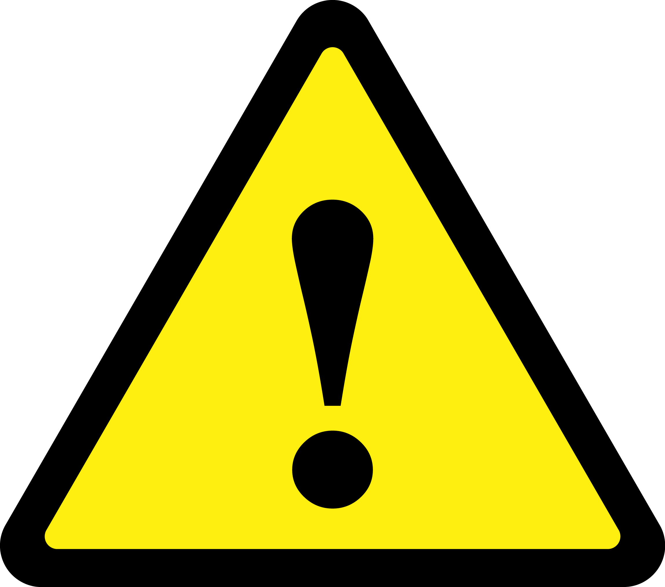 Yellow Warning Triangle - ClipArt Best