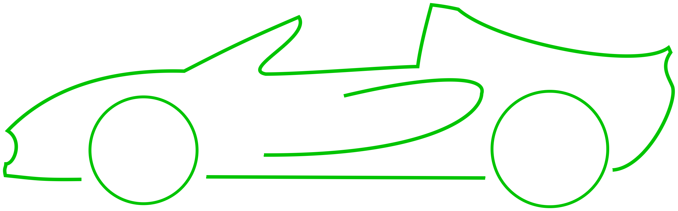 Race Car Outline