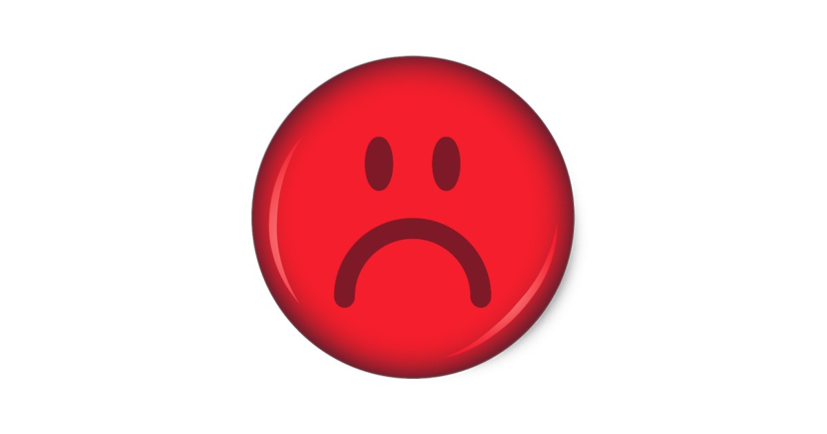 Angry Smiley Stickers | Zazzle