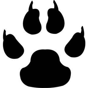 Stencils | Super Sized | Paw Print Stencil - stencilease.com ...