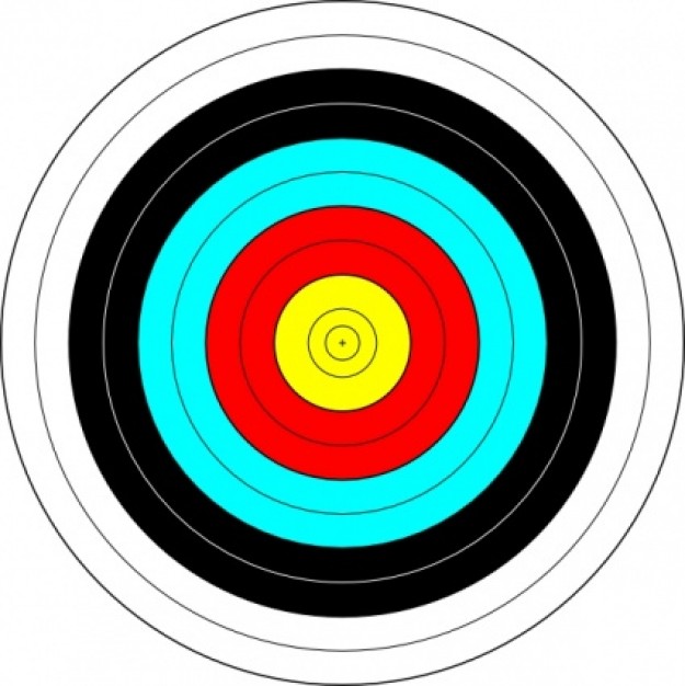 Archery Target clip art | Download free Vector