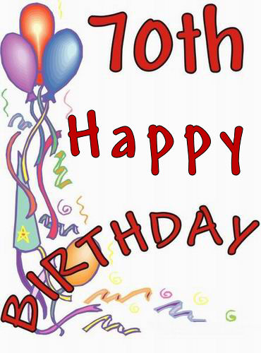 Graphics, 70th birthday and Birthdays