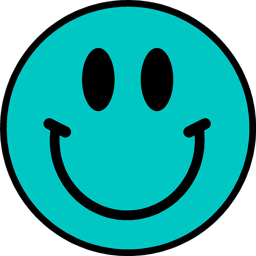 Blue Smiley Face Png