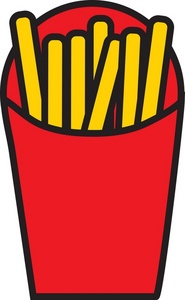 Mcdonalds french fries clipart