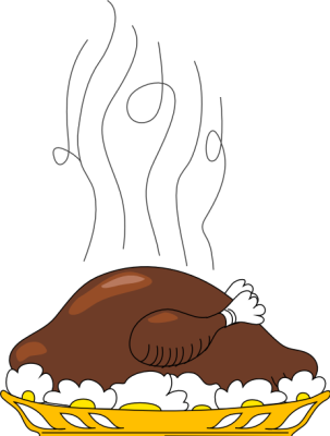 Free Thanksgiving Dinner Clipart - Public Domain Thanksgiving ...