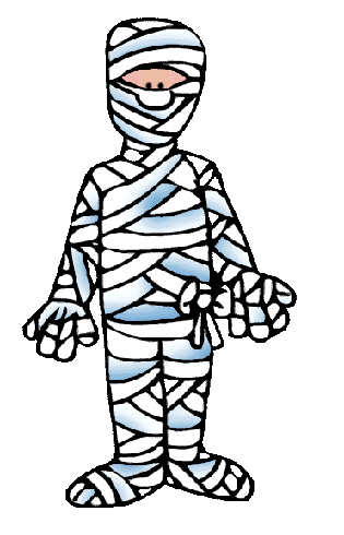 Cute Halloween Mummy Clip Art - Free Clipart Images