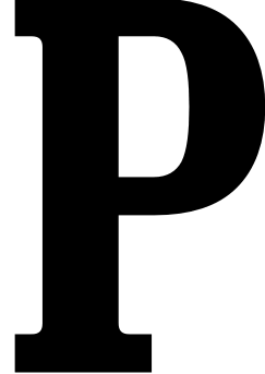 Letter p clipart