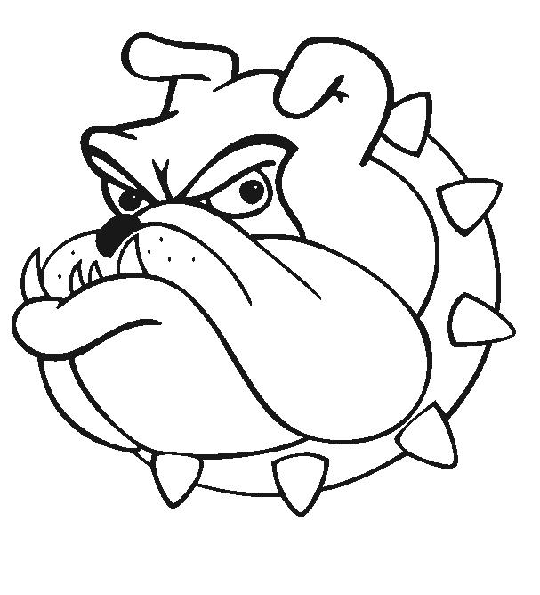 Bulldog Mascot Clipart Cartoon Pictures Image