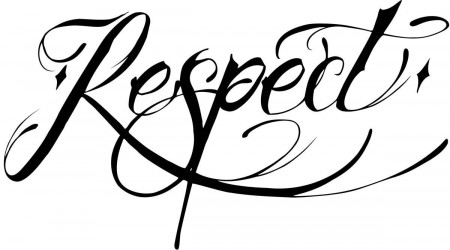Tattoo Script Respect By Sd Designs | Tattoo Photo | quinlan-11 ...