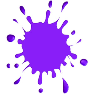 Purple paint splatter clip art