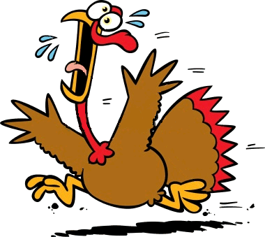 Running Turkey Clipart - Tumundografico