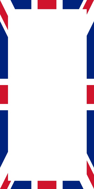 Union jack clipart border