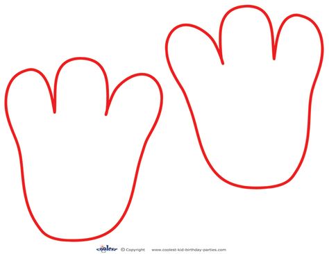 Best Photos of Elmo Footprint Template - Sesame Street Footprints ...