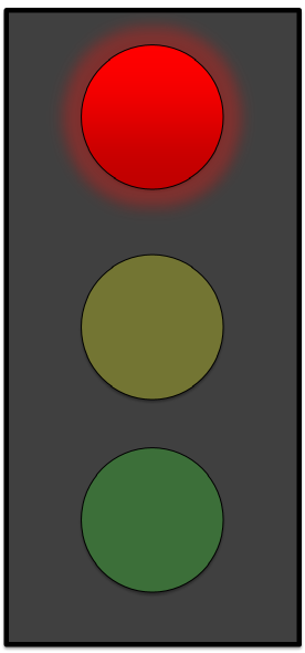 Red Stoplight Clip Art - vector clip art online ...
