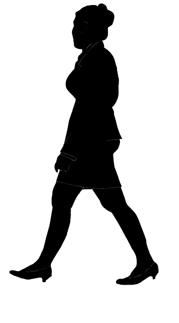 Stock Pictures: Silhouettes of Women in Uniform