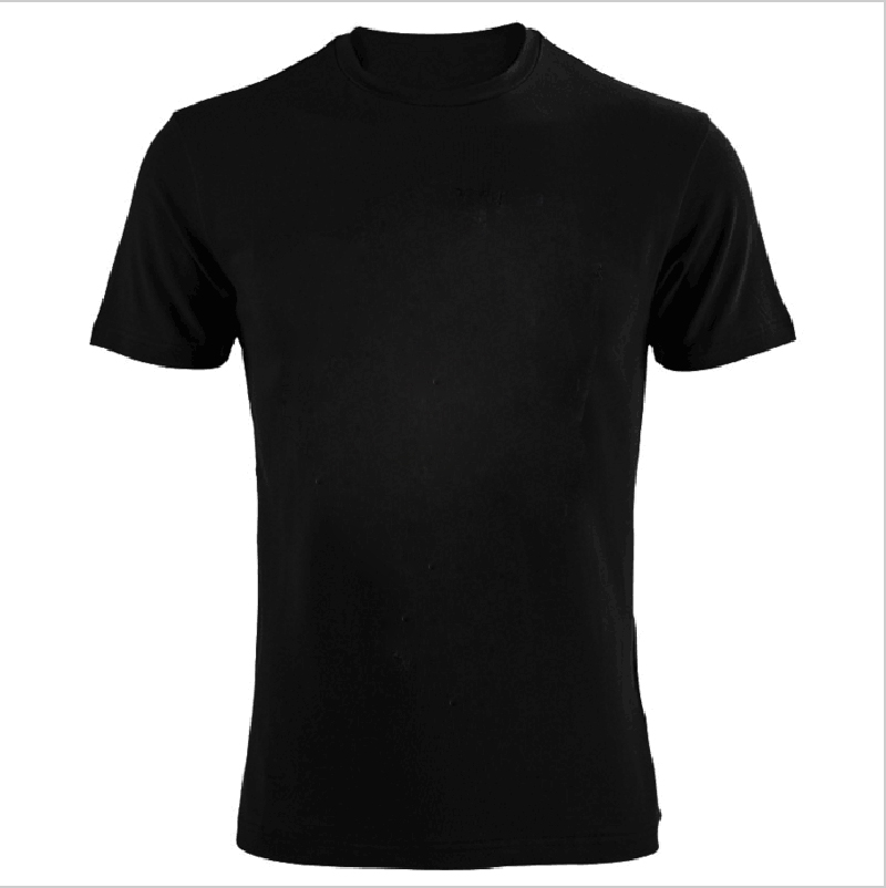 Plain Black Tee Shirt - ClipArt Best