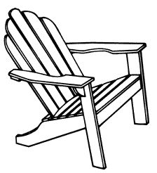 drawing | Adirondack Chairs, Seaweed and Drawing ...