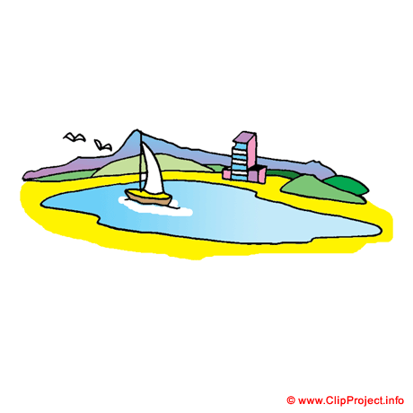 Lake clip art free - Holidays clip art