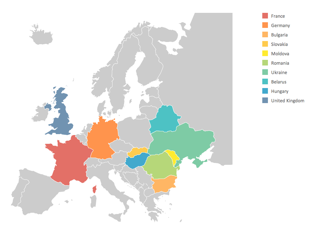 Vector Map Of Europe - ClipArt Best