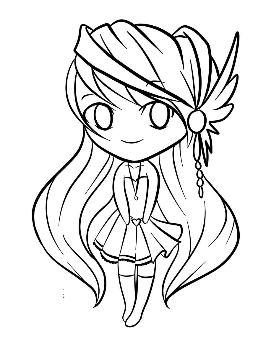 Lineart: Chibi Jane by RueYumi on DeviantArt